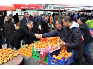 Başkan Adayı Şekerdağ, Milletvekili Erol’la Seçim Çalışmalarına Devam Ediyor