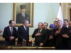 Ak Parti’nin Tbmm Başkan Adayı Şentop Başvurusunu Yaptı