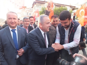 Başkan Adayı Böcek, Kaş’ta