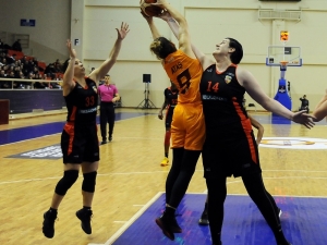 Kadınlar Basketbol Süper Ligi: Galatasaray: 75 - B. Kayseri Basketbol: 69