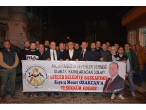 Kanarya Sevenlerden Özakcan’a Destek Sözü