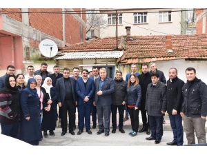 Başkan Çerçi Akmescit’te Destek İstedi