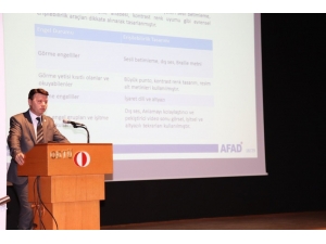 Odtü’de ’Afetlere Karşı Engelleri Birlikte Aşalım’ Projesi Sunuldu