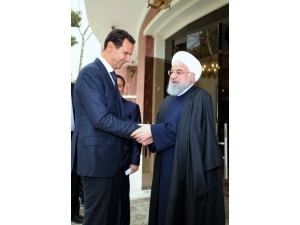 Beşar Esad İran’da Ruhani Ve Hamaney İle Görüştü