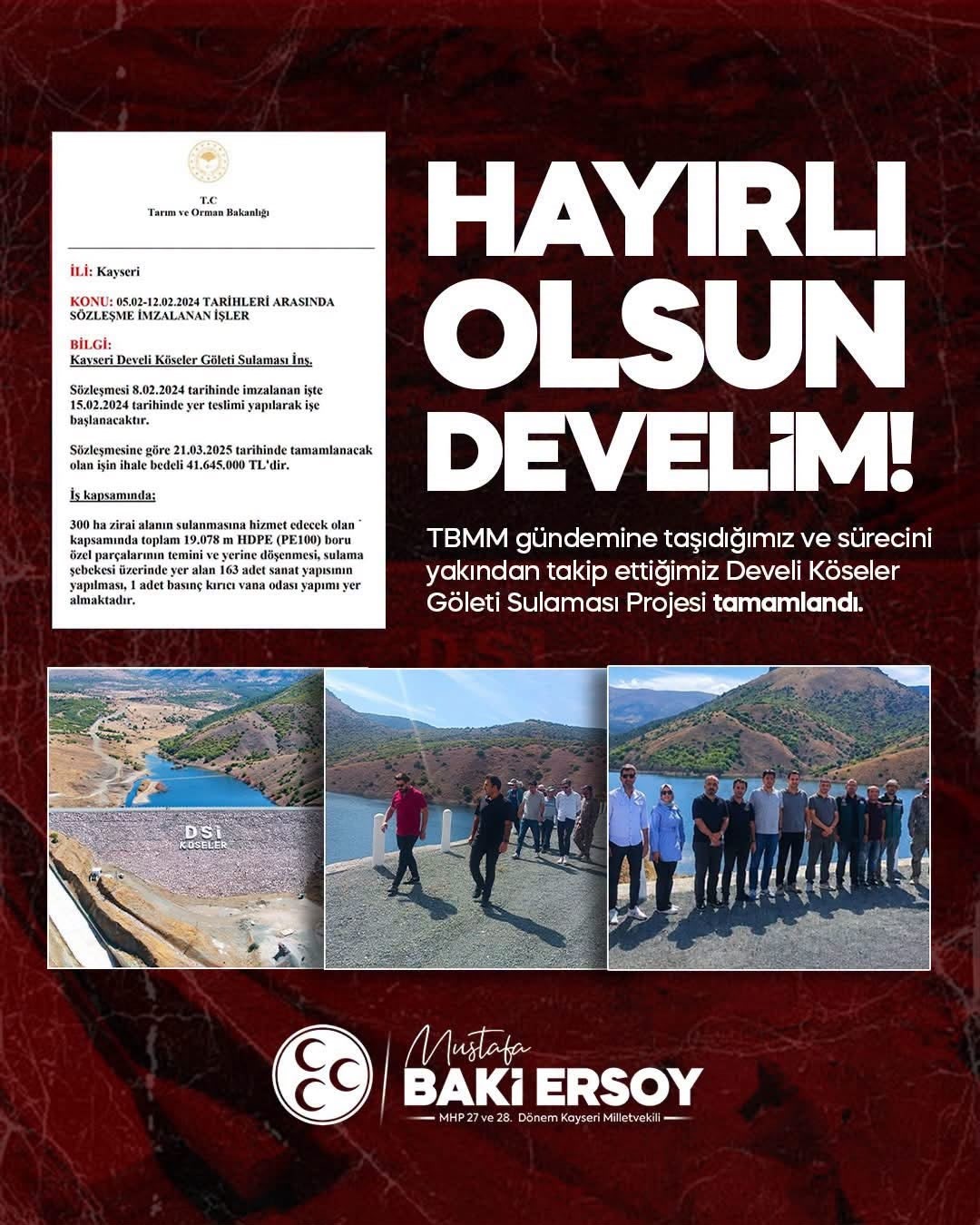 baki-ersoy-dan-develi-ye-sulama-projesi-mujdesi