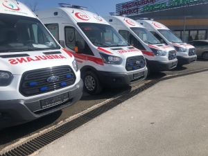 Düzce’de Yeni Ambulanslar Hizmete Girdi