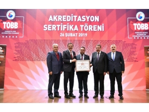 Rize Ticaret Borsası’na A Sınıfı Akreditasyon Belgesi