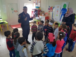 Jandarmadan Öğrencilere Trafik Eğitimi