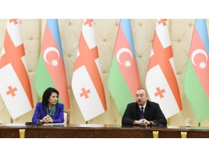 Aliyev-zurabişvili Ortak Basın Toplantısı