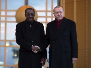 Cumhurbaşkanı Erdoğan, Çad Cumhurbaşkanını Resmi Tören İle Karşıladı