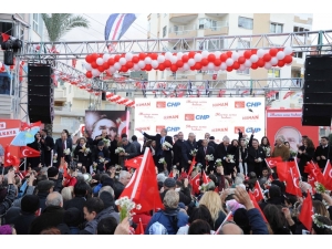 Chp’li Çalkaya’ya Seçim Ofisleri Açılışında Sevgi Seli