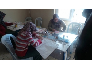 Köylerde Çini İşlemeciliği Kursuna İlgi