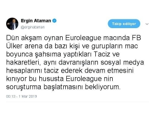 Ergin Ataman’dan Euroleague’e Fenerbahçe Çağrısı