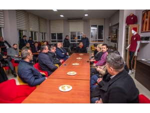 Ömer Günel, Kuşadası Galatasaraylılar Derneğini Ziyaret Etti