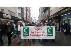 Yeşilay’dan "Sağlıklı Hayat" Yürüyüşü