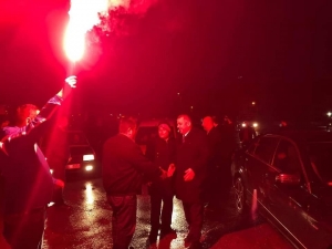 Mhp Adayı Erdoğan Bıyık’a Aziziye Gençlerinden Coşkulu Karşılama