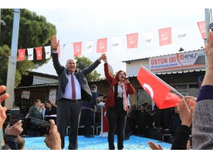 Özlem Çerçioğlu Seçim Çalışmalarını Dalama’da Sürdürdü