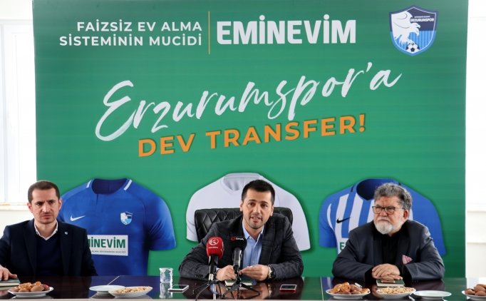 Erzurumspor Ile Eminevim Arasında Sponsorluk Anlaşması
