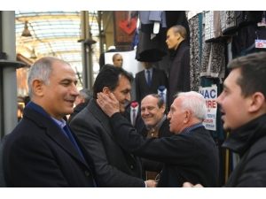 Dündar’dan Çarşı Esnafına Ziyaret