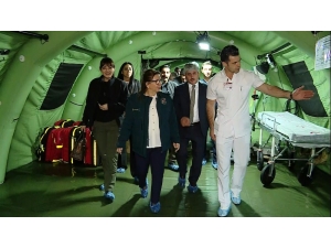 Bakan Pekcan’dan Cilvegözü Sınır Kapısı’nda İnceleme