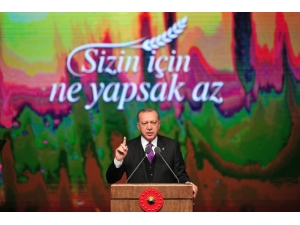 Cumhurbaşkanı Erdoğan: " Hiç Kimsenin Ne Üreticimizin Alınterine, Emeğine Ne De Tüketicimizin Sofrasına Ekmeğine Göz Dikmesine İzin Vermeyeceğiz"