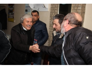 Başkan Şahin’den Kahvehane Ziyareti