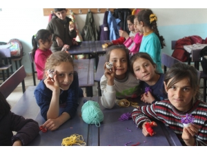 Köy Okulunda Tasarım Ve Beceri Atölyeleri Açıldı