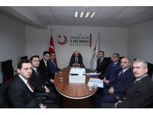 Vali Çakacak, İl Göç İdaresi Müdürlüğünü Ziyaret Etti
