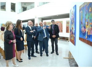 “Kazakistan Sanatçıları Resim Sergisi” Açıldı