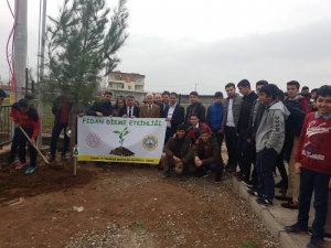 Bismil’de Okullar Yeşilleniyor