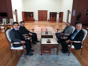 Başkan Yaman, Rektör Taş İle Bir Araya Geldi