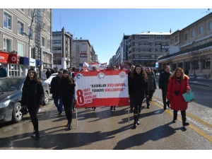 Erzurum’da 8 Mart Dünya Kadınlar Günü Etkinlikleri Düzenlendi
