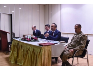 Polateli İlçesinde Seçim Güvenliği Toplantısı Yapıldı