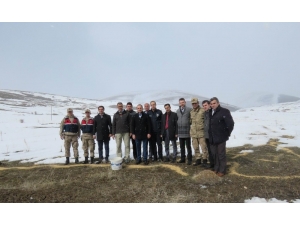 Otlukbeli’de Yaban Hayvanları İçin Doğaya Yem Bırakıldı