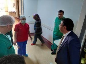 Başkan Toksoy, Hastaneye Anlamlı Ziyaret