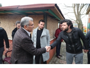 Murat Aydın Çubuklu’da Site Ziyareti Gerçekleştirdi