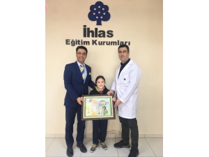 İhlas Koleji Öğrencisi ’Sağlık’ Temalı Resim Yarışmasında Birinci Oldu