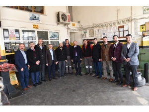 Başkan Babaş, Sanayi Esnaflarını Ziyaret Etti