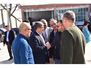 Başkan Can, Küçük Sanayi Sitesi Esnafını Ziyaret Etti