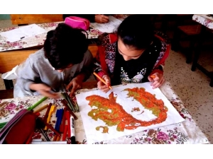 Resim Tekniklerini Öğrenip Sergi Açacaklar