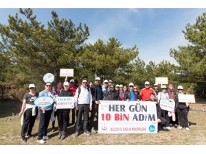 İl Sağlık Müdürlüğü Personelinden Doğa Yürüyüşü