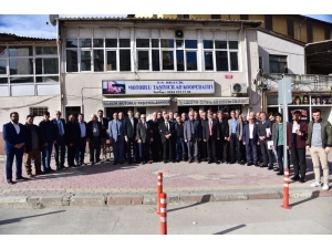 Başkan Can Taşıyıcı Kooperatifi Esnafını Dinledi