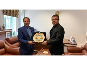Rektör Bağlı, Kırşehir Cumhuriyet Başsavcısı Bilal Gümüş’ü Ziyaret Etti