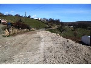 Lice’de Heyelan Nedeniyle Bozulan Yol Onarıldı