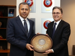 Vali Yerlikaya’dan Tff Başkanı Hüsnü Güreli’ye Ziyaret