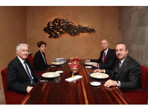 Bakan Çavuşoğlu Avrupa Konseyi Genel Sekreteri Jagland İle Görüştü