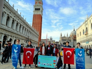 Sare Koleji Öğrencileri İtalya Stajında