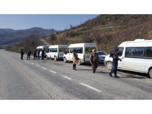 Bafra’da Okul Servis Araçlarında Yolcu Denetimi