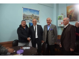 Başkan Yaman Meclis Üyesi Adaylarıyla Esnafı Gezdi