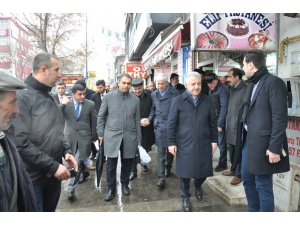 Kars’ta Ak Parti Milletvekillerinin Cumhur İttifakı Adayına Destek Çalışmaları Sürdürüyor